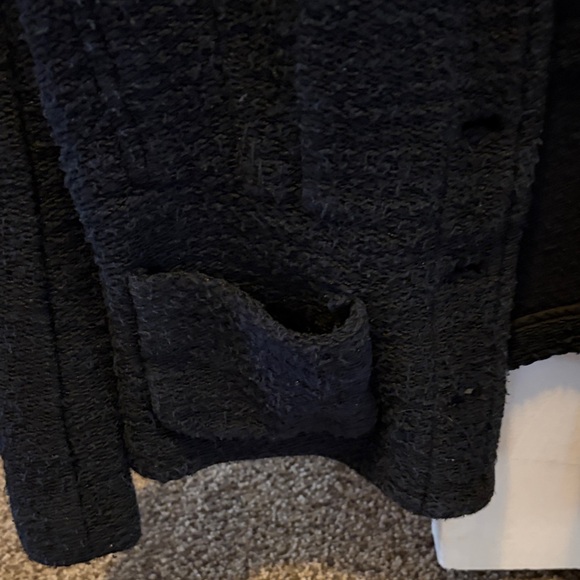LOFT Textured Black Blazer - Picture 4 of 5